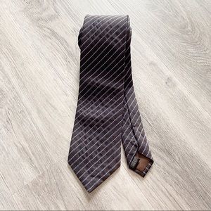 Mexx Black/Blue Striped Silk Men's Tie